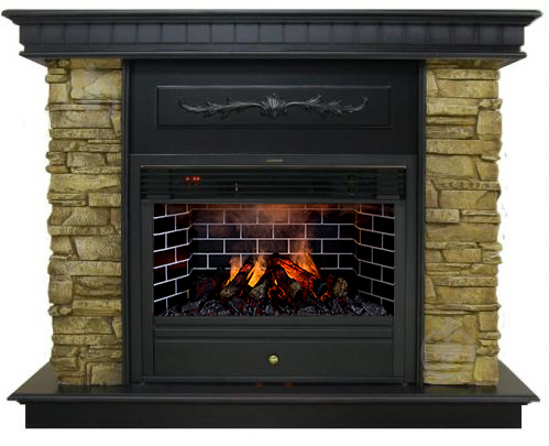 Камінокомплект ASTRA FLAME Юта Bronze + Плутон