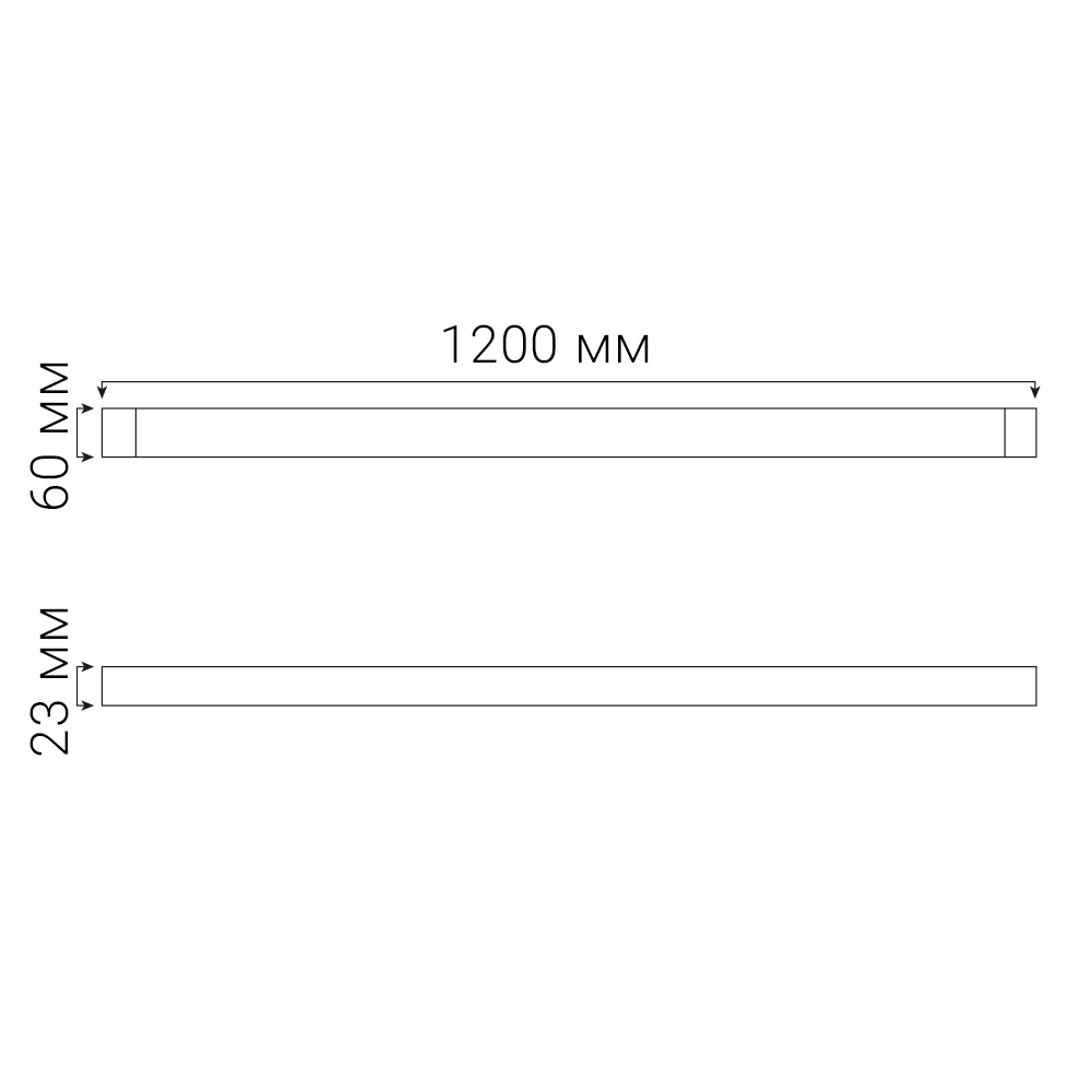 Светильник линейный LightMaster LC-76 матовый 100 Вт 6500 К холодный 81005
