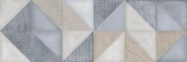 Плитка Allore Group Glossina Intarsia MIx W\DEC M NR Glossy 20x60 2 сорт 