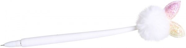 Ручка гелевая Ушки зайчонка белый 2252521131017 