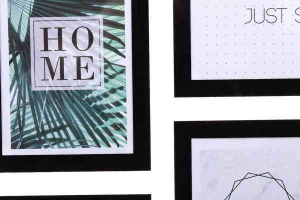 Рамка для фото Koopman коллаж 70х38.5х3 см черный 