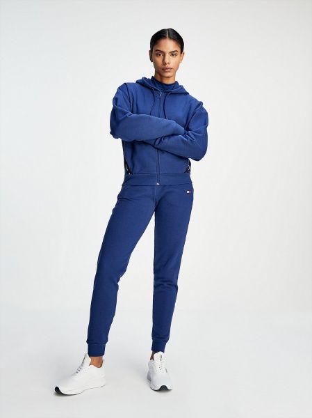 Джемпер Tommy Hilfiger FZ HOODY WITH TAPE S10S100478-C7H р. S синий