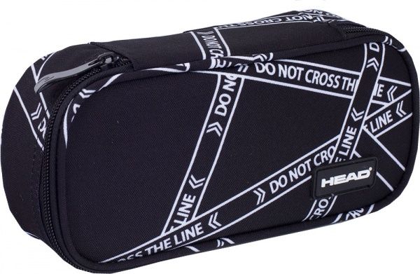 Пенал шкільний AC5 Don’t Cross Head чорний із білим