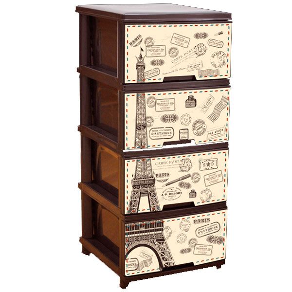 Комод пластиковая Алеана Париж 940x390x450 мм