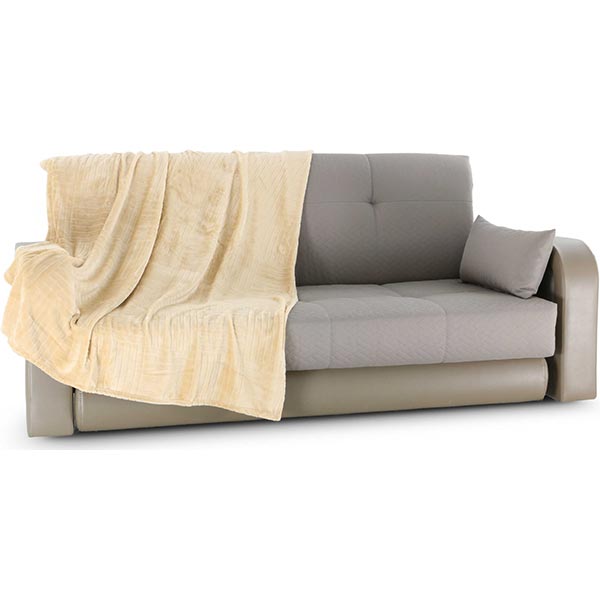 Плед микрофибра Underprice Glory светлый бежевый 140x180 см