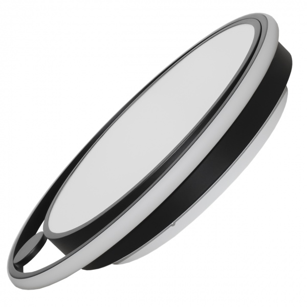 Світильник світлодіодний Hopfen з пультом ДК 80 Вт чорний 3000-6500 К SATELLITE 80W R BK 