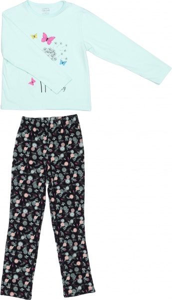 Пижама детская для девочек KOSTA 1434-2 р.110–116 черный 