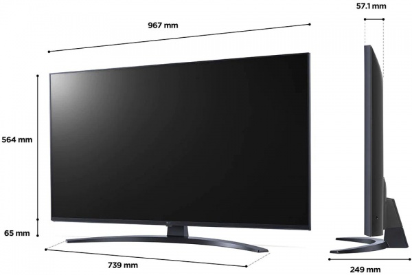 Телевізор LG 43UQ91006LA