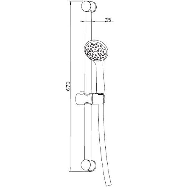 Душовий набір Imprese R670SD + 1115 + W100SL1 C