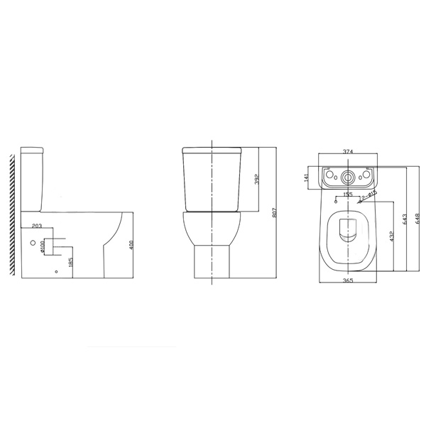 Унитаз-компакт Mixxen HOWARD MXMD0794
