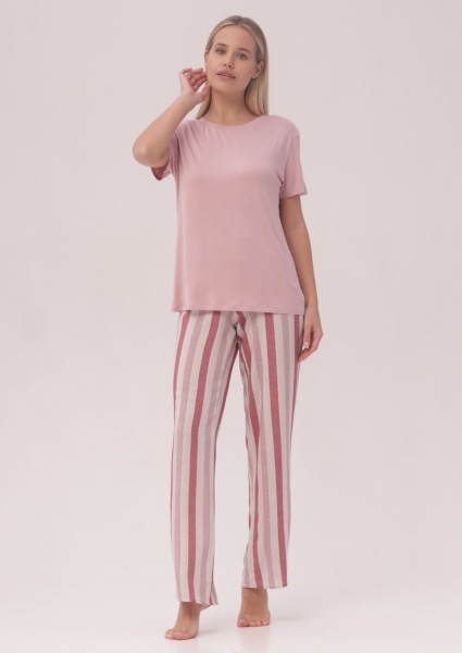 Футболка женская Roksana №1328/60409 р.M розовый