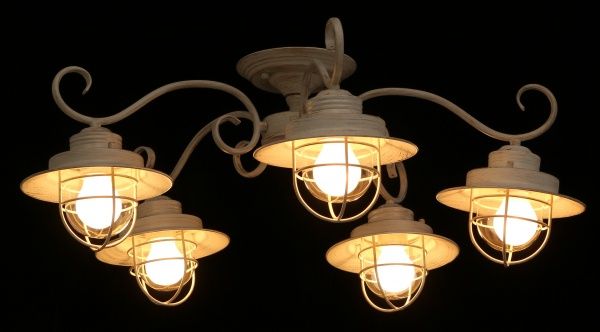 Люстра Arte Lamp A4579PL-5WG 5x60 Вт E27 біло-золотистий Lanterna 