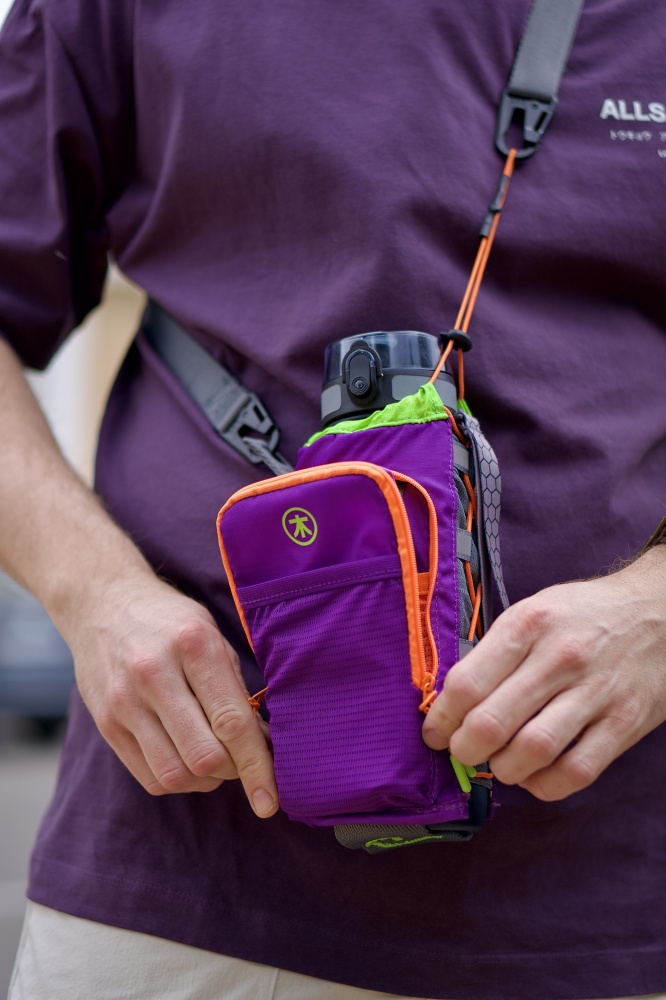 Сумка для пляшки ROOTS Osaka фіолетова RTS-04 фіолетовий