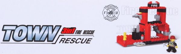 Конструктор Shantou Fire Series Станция C1180111/6