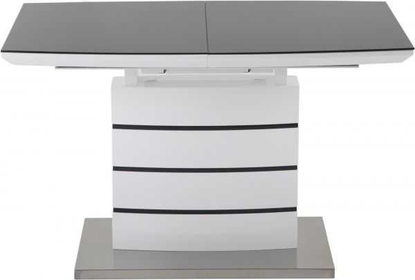 Стіл обідній GT Racer DT8053-2 (140-180x80x76) White/Gray 