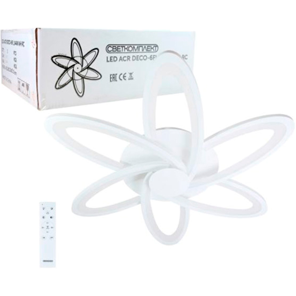 Люстра светодиодная Светкомплект ACR Deco-6FL 100 Вт белый 