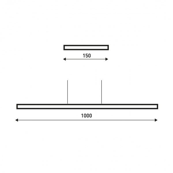 Люстра светодиодная Eurolamp 85 Вт белый LED-LP-85-A35(white) 