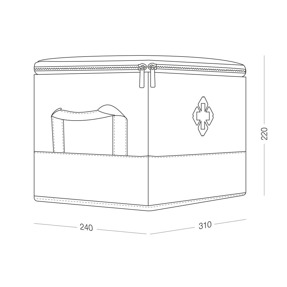 Органайзер для таблеток MVM PC-18 L WHITE белыйкрасный 220x310x240 мм