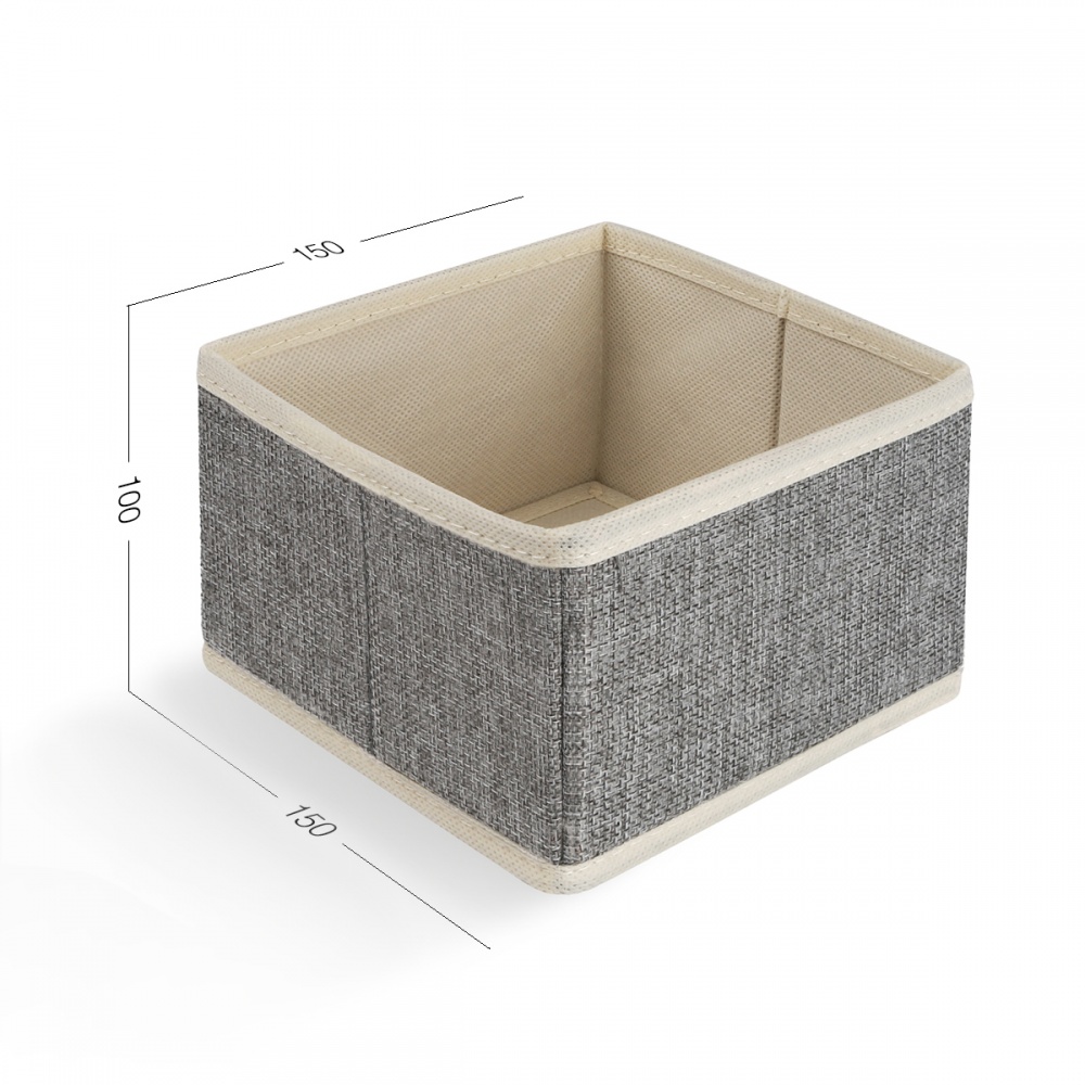Ящик для хранения MVM TH-29 LIGHT GRAY 100x150x150 мм