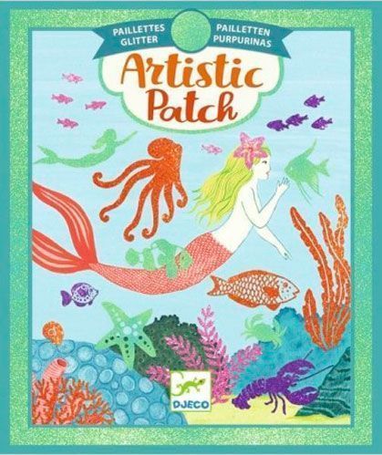 Набор для творчества Djeco Художественные патчи с блестками Океан DJ09466