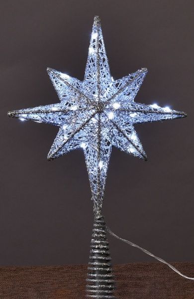 Верхушка для елки Рождественская звезда BEP-1907 светодиодная (LED) 30 ламп