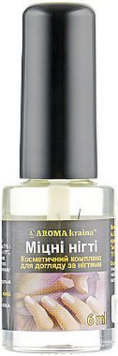 Засіб для догляду за нігтями Aroma kraina Міцні нігті 6 мл