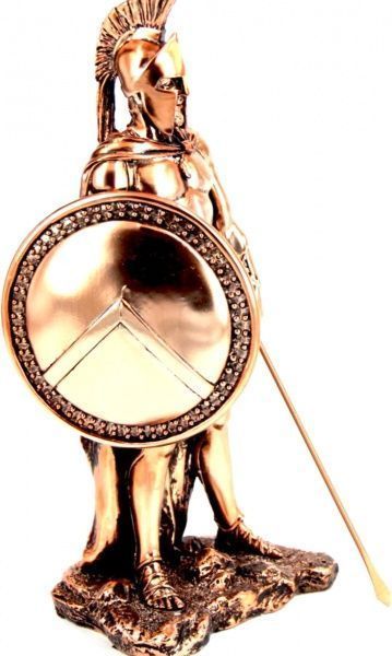 Статуэтка воина Спарты со спартанским щитом T1012 Classic Art