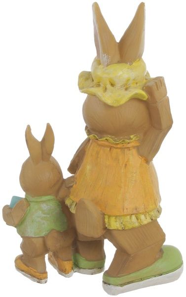 Декоративная фигура в форме кролика 22х14х9 см