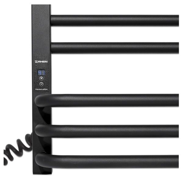 Полотенцесушитель электрический Rhein Orion S12 500х900 E L PE/MAT RAL9005 320W