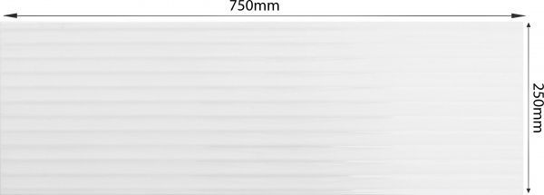 Плитка Opoczno Елегант Страйпс вайт структурна 25x75 