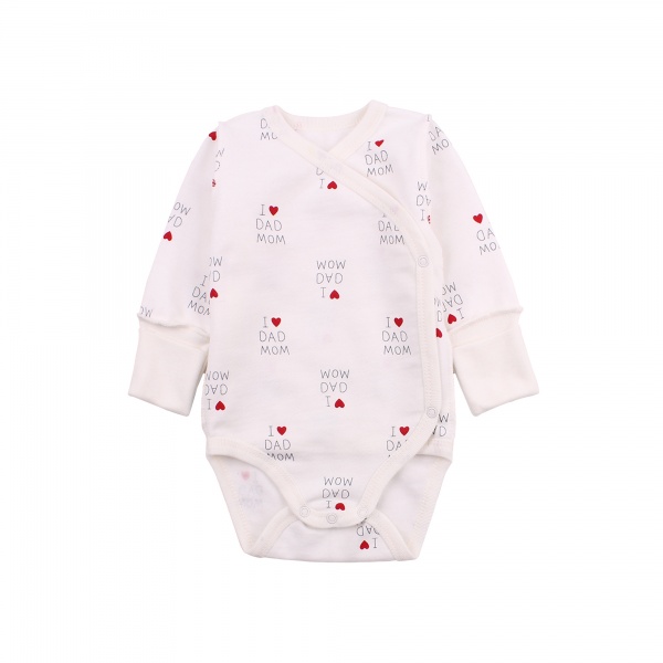 Боди унисекс Фламинго р.62 молочный 146-008 