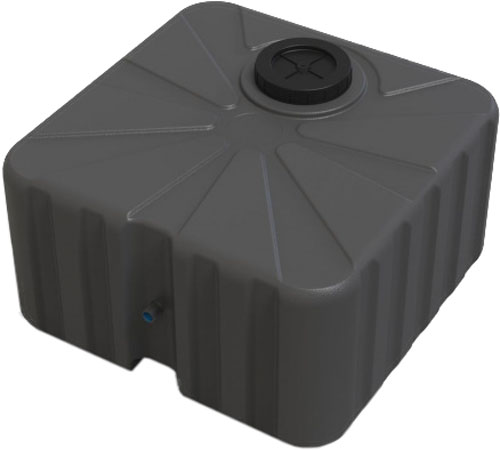 Бочка Бак для душа 75л черный