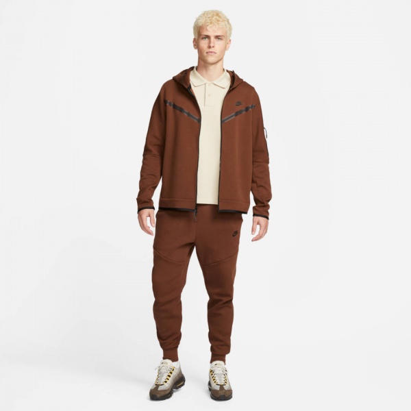 Штани Nike M NSW TCH FLC JGGR CU4495-259 р. M коричневий