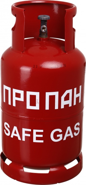 Балон газовий Safegas з безпечним вентилем 27 л 11,4 кг 