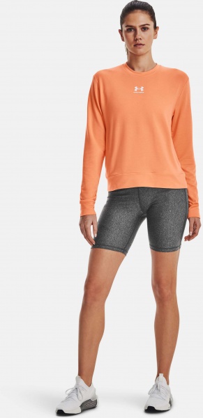 Світшот Under Armour RIVAL TERRY CREW 1369856-868 р. XL помаранчевий