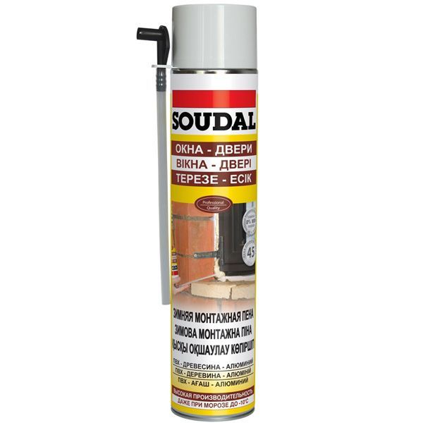 Пена монтажная SOUDAL зимняя 750 мл