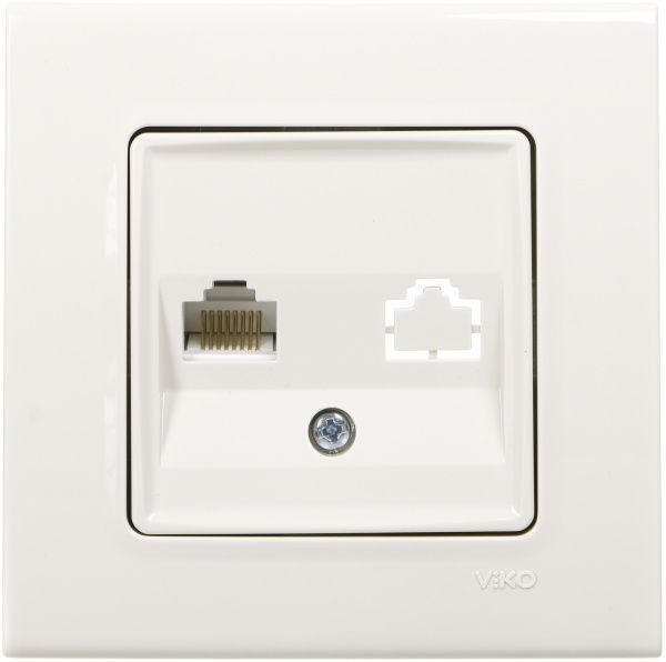 Розетка комп’ютерна Viko Linnera крем 90401032