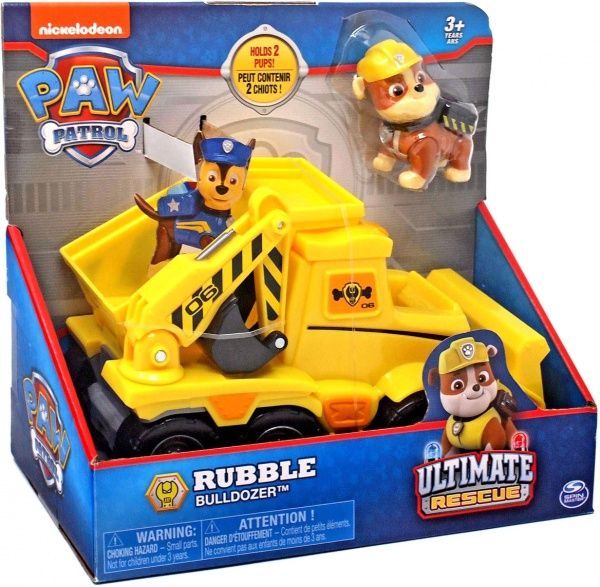 Игровой набор Spin Master Щенячьем патруль: спасательный автомобиль с фигуркой Крепыша серия Чрезвычайная миссия 
