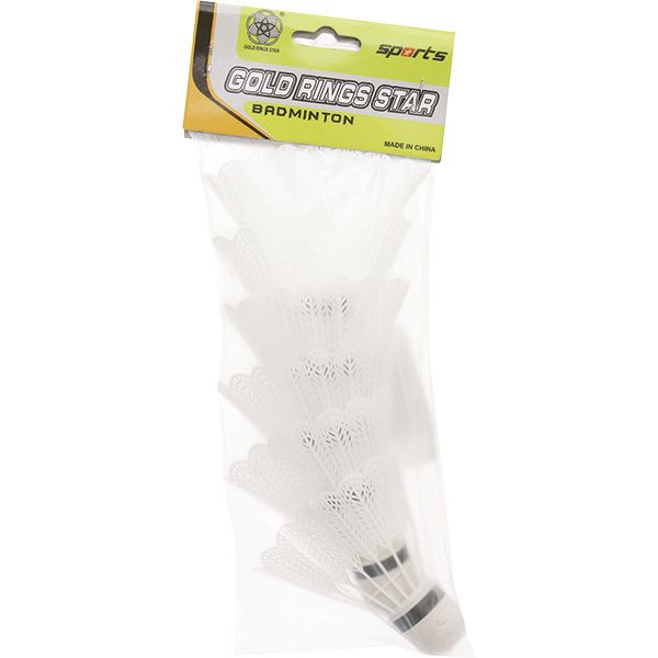 Волан для бадмінтону Gold Rings Star 2016 (30002) 6 шт