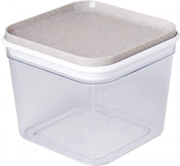 Ємність для сипучих ФІКС з кремовою кришкою 0,6 л Flamberg