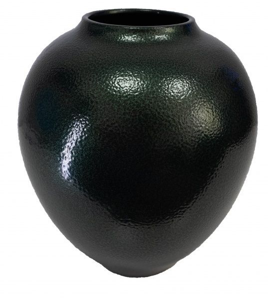 Ваза керамічна малахітова Велеса антик 28 см