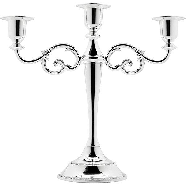 Подсвечник канделябр на 3 свечи Мережево J2233