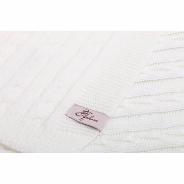 Плед Soft косы молочный 140x180 см