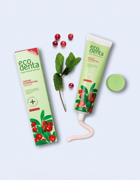 Зубная паста ECODENTA GREEN LINE освежающая от налета 100 мл