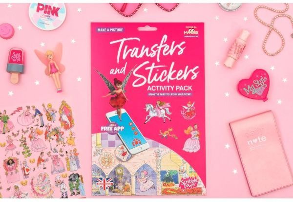 Набір наліпок Scribble Down Казка про принцесу, з онлайн-додатком (SD / 21)