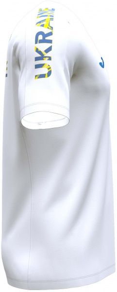 Футболка формы сборной Украины 2021 Joma FED. FUTBOL UCRANIA SHORT SLEEVE T-SHIRT AT102362B200 р. 2XL белый