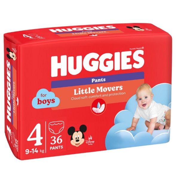 Підгузки-трусики Huggies Boy 4 9-14 кг 36 шт.