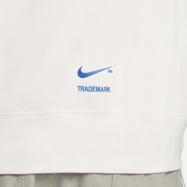 Джемпер Nike M NSW SWOOSH TCH FLC PO HD DD8222-133 р. L белый