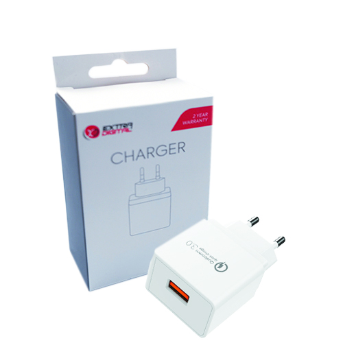 Зарядное устройство EXTRADIGITAL 220V 18W QC3.0 (SC230174) 