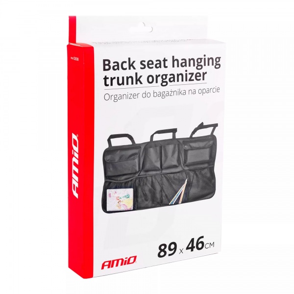 Органайзер на заднее сиденье AMiO CO-6 (02838) черный